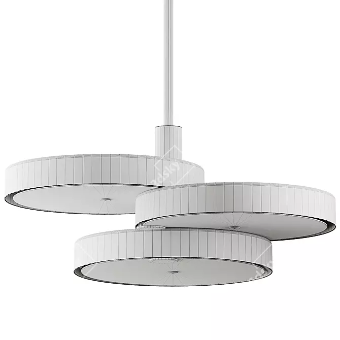 TRIARC Pendant Light, Bert Frank 3D model image 3