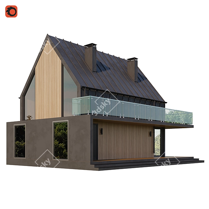 Barnhouse 3 Model for 3DsMax 3D model image 4
