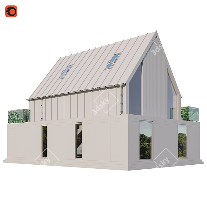 Barnhouse 3 Model for 3DsMax 3D model image 7