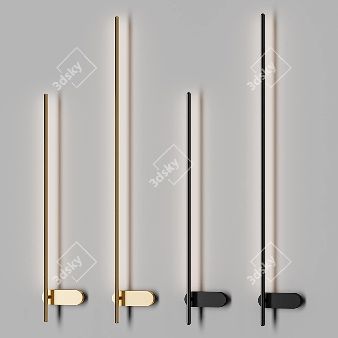 Adjustable Wall Lamp VANTAGGIO 3D model image 2