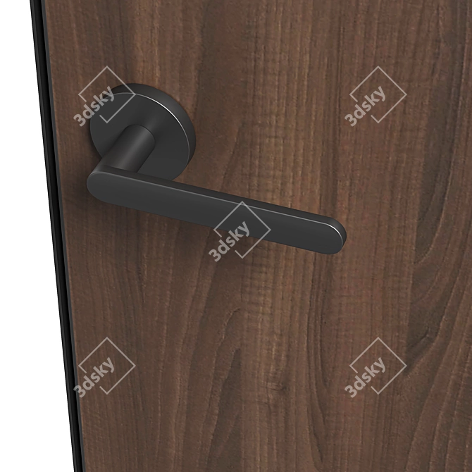 Premium PLANUM PRO Doors: 3 Shades 3D model image 2