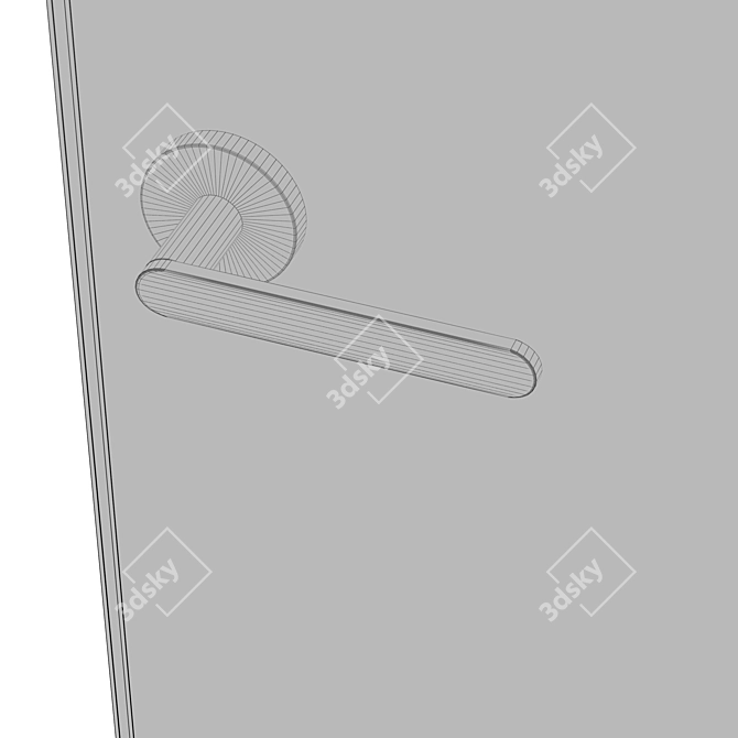 Premium PLANUM PRO Doors: 3 Shades 3D model image 3