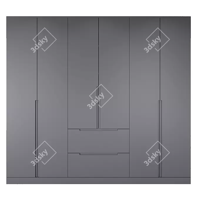 Irvine Bedroom Closet Cabinet 3D model image 1