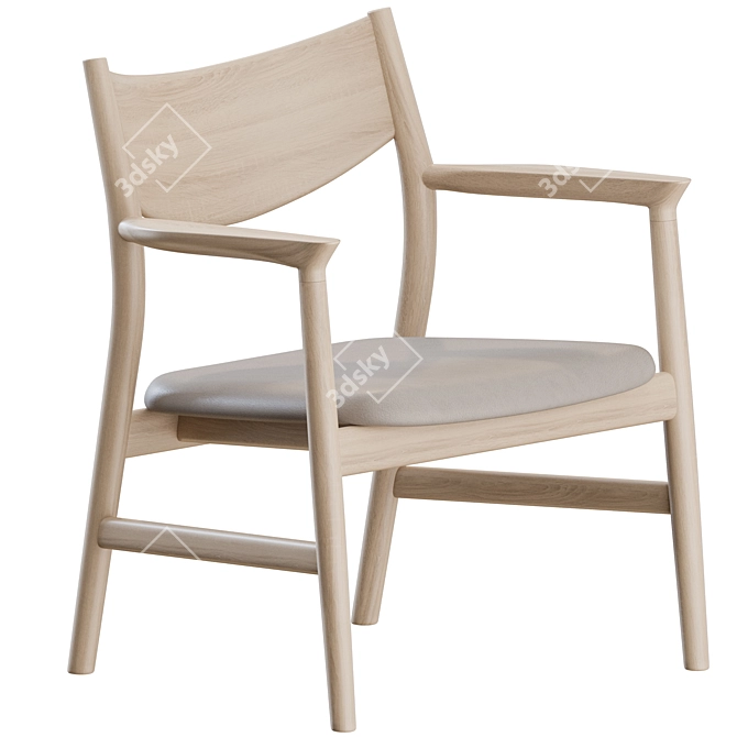 Modern Design Kamuy Lounge Chair 3D model image 1