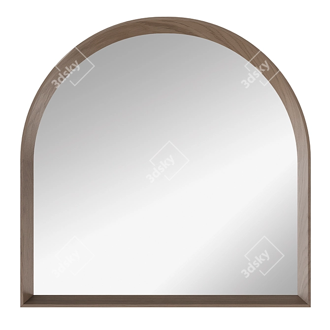 Modern Minimalist Mirror Set- Arc & Soft Square 3D model image 3