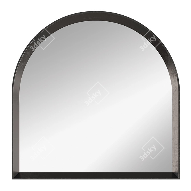 Modern Minimalist Mirror Set- Arc & Soft Square 3D model image 4