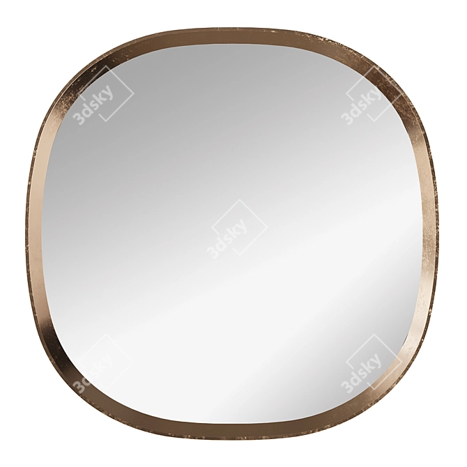 Modern Minimalist Mirror Set- Arc & Soft Square 3D model image 5