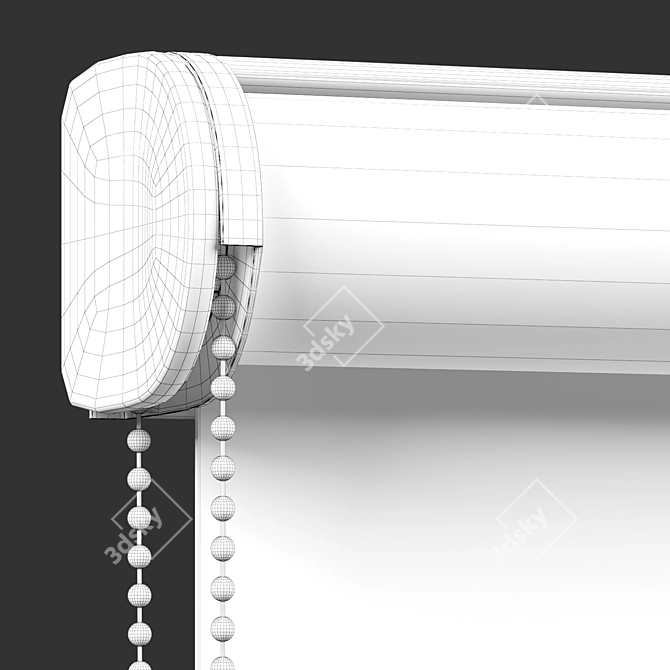 High-Quality Roller Blinds Model 3D model image 4