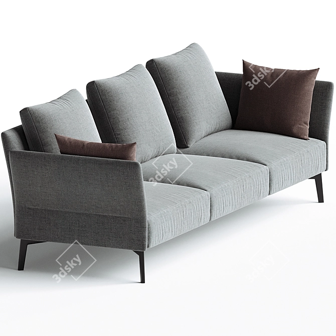 Elegant Lema JERMYN Sofa 3D model image 2