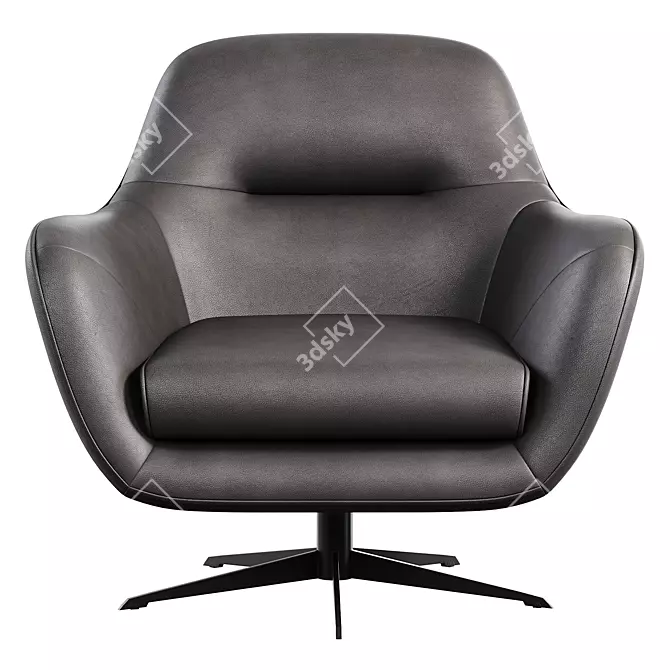 Elegant MOI Armchair for Home 3D model image 4
