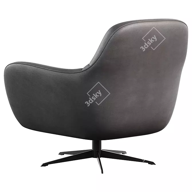 Elegant MOI Armchair for Home 3D model image 5