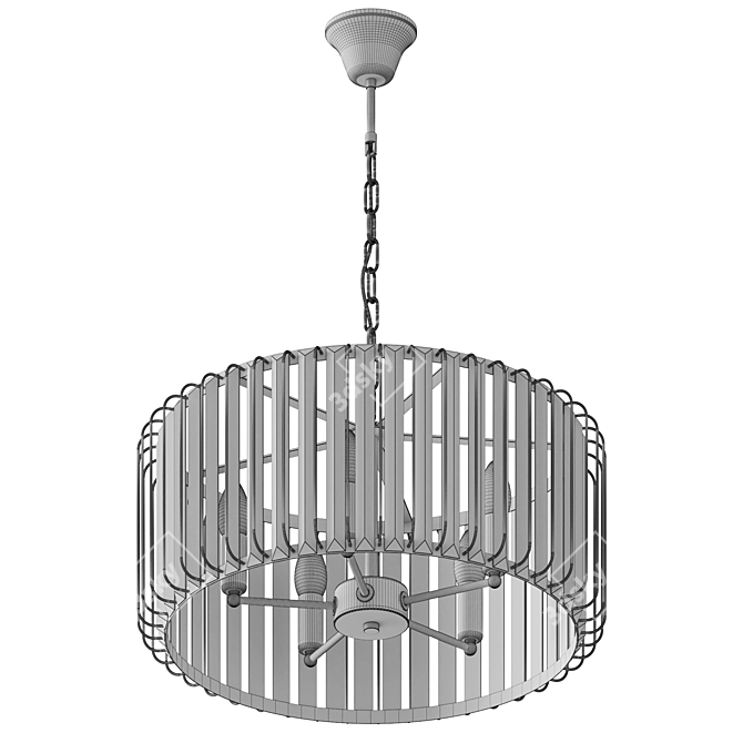 Elegant Freya Pendant Lighting 3D model image 3