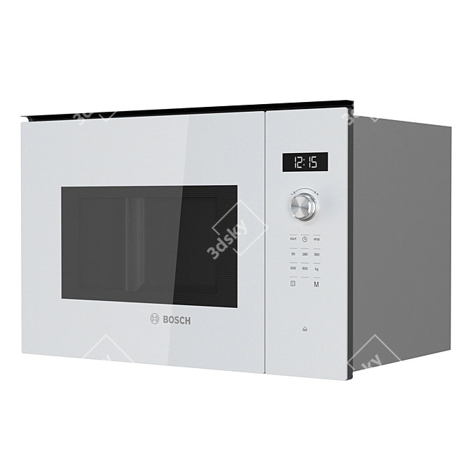 Bosch Serie 6 Built-in Microwave 3D model image 2