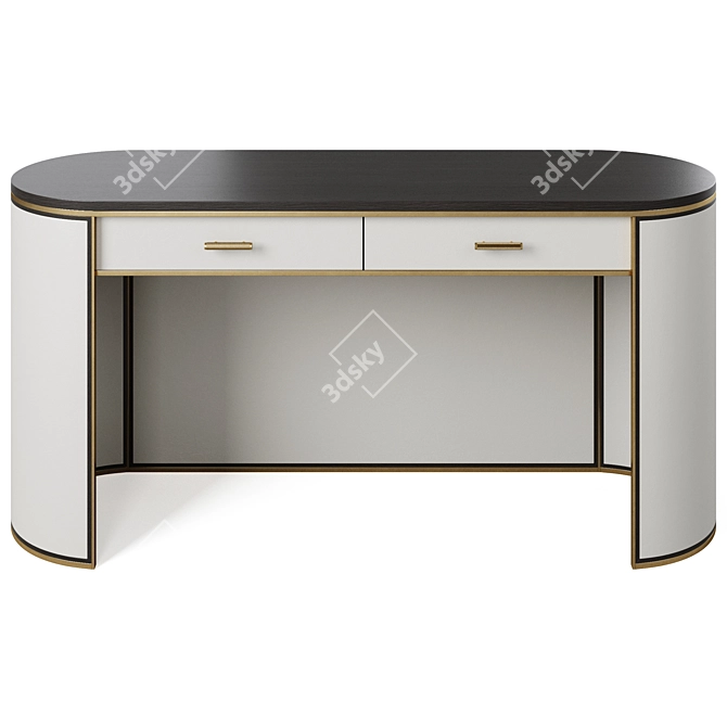 Elegant Frato Desk Kent 3D model image 3