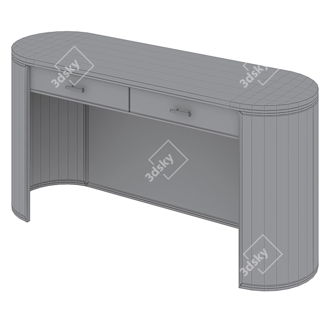 Elegant Frato Desk Kent 3D model image 5