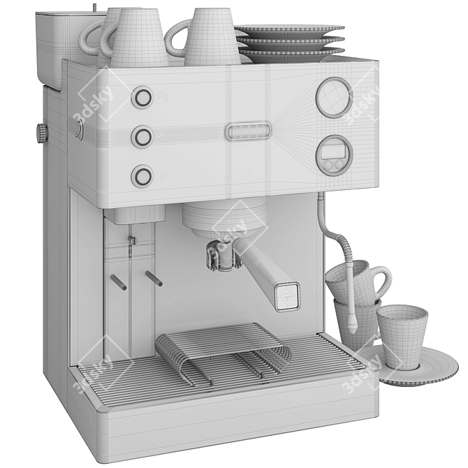 Lelit KATE PL82T Espresso Maker 3D model image 8