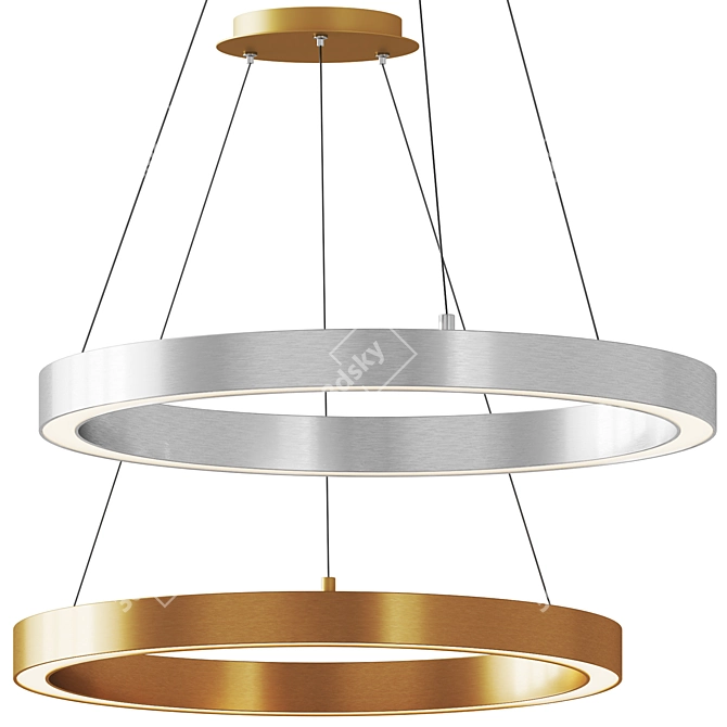 Modern Carlo Pendant Light Fixture 3D model image 1