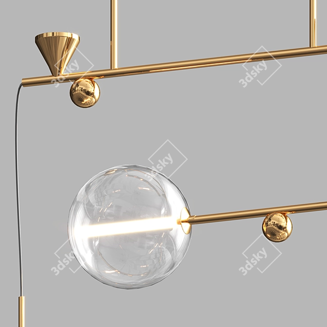 Elegant Dewdrops Lighting Collection 3D model image 4