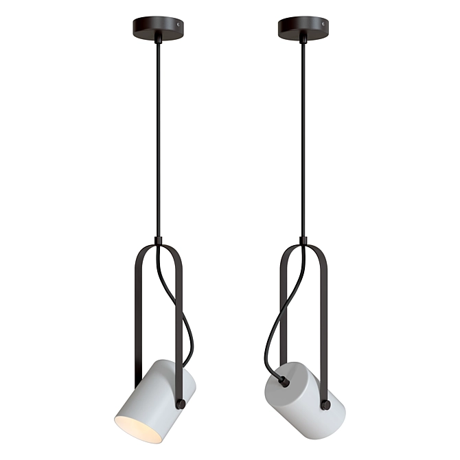 Freya Elori Pendant Light: Elegant & Functional 3D model image 4