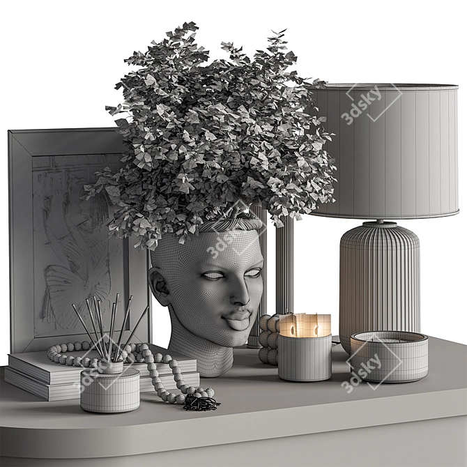  Botanical Charm Decor Set 3D model image 5