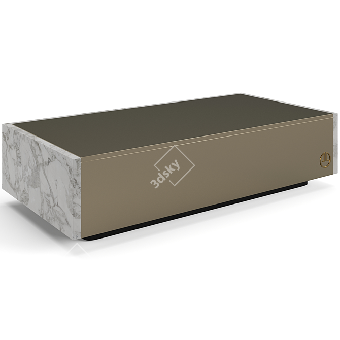 Luxence Skyline Coffee Tables Set 3D model image 5
