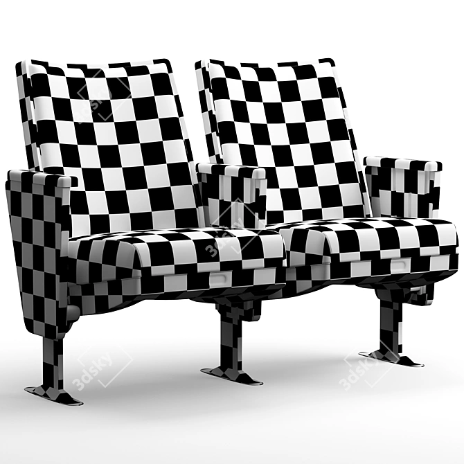 Ergonomic Auditorium Chair | 3D Model 3D model image 7