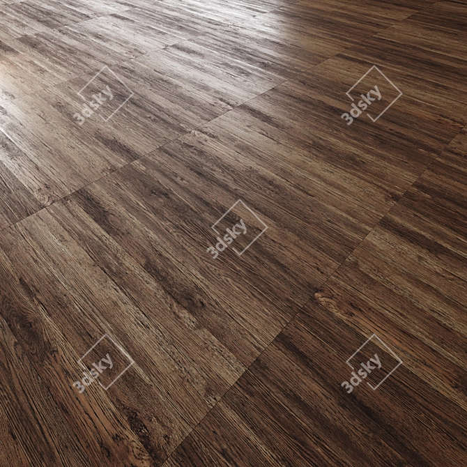 Oak Floor 020 Texture Pack 3D model image 5