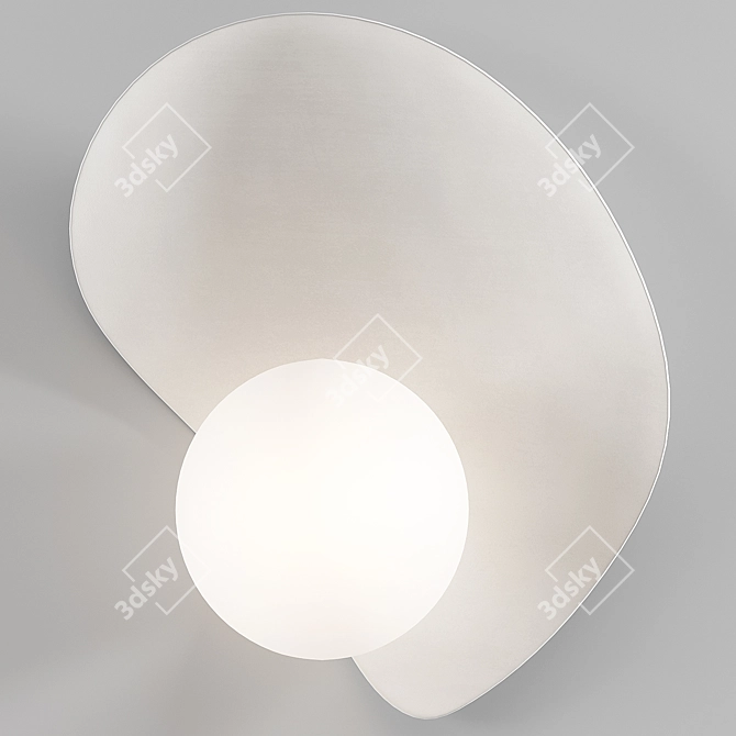 Shell Petal Wall Lamp - Muni Sconce 3D model image 7