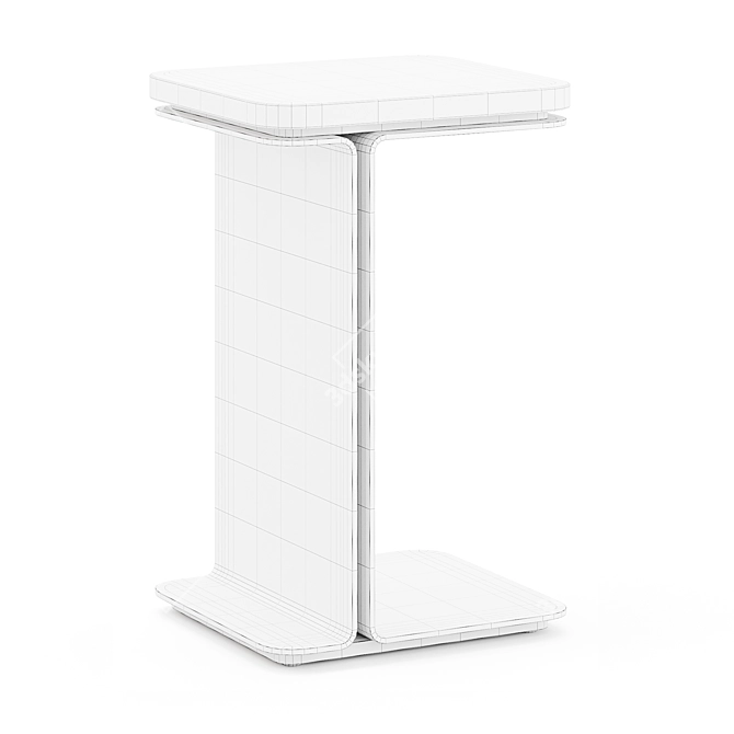 Modern Square Spot Table Desiron 3D model image 2