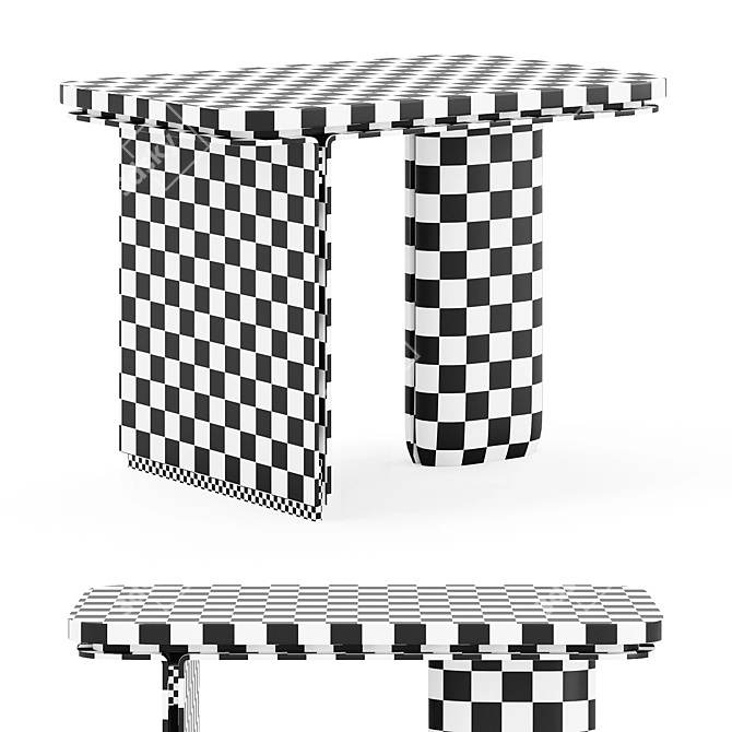 Designer Side Table by Desiron 3D model image 3