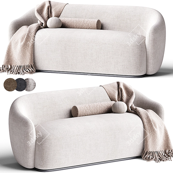 Modern Fogia Barba Sofa (2014) 3D model image 1