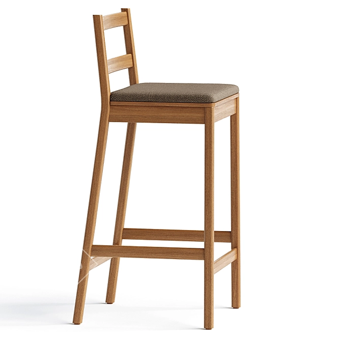 Elegant Julie Stool Emilio Nanni 3D model image 2