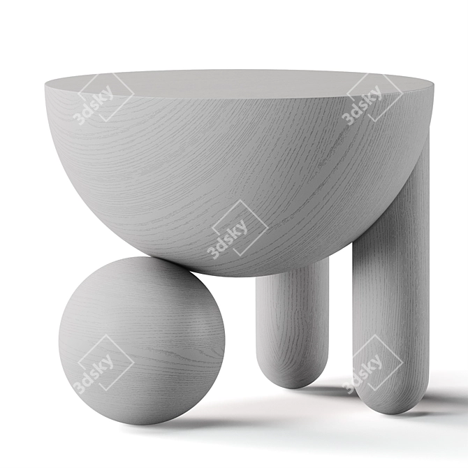 Bohinc Studio Small Coffee Table 3D model image 4