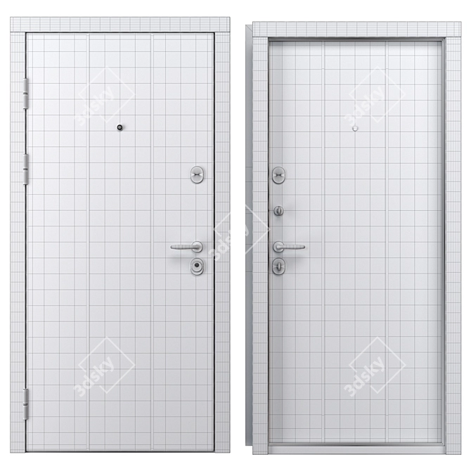 Guarant Metal Entrance Door (Bulat) 3D model image 4