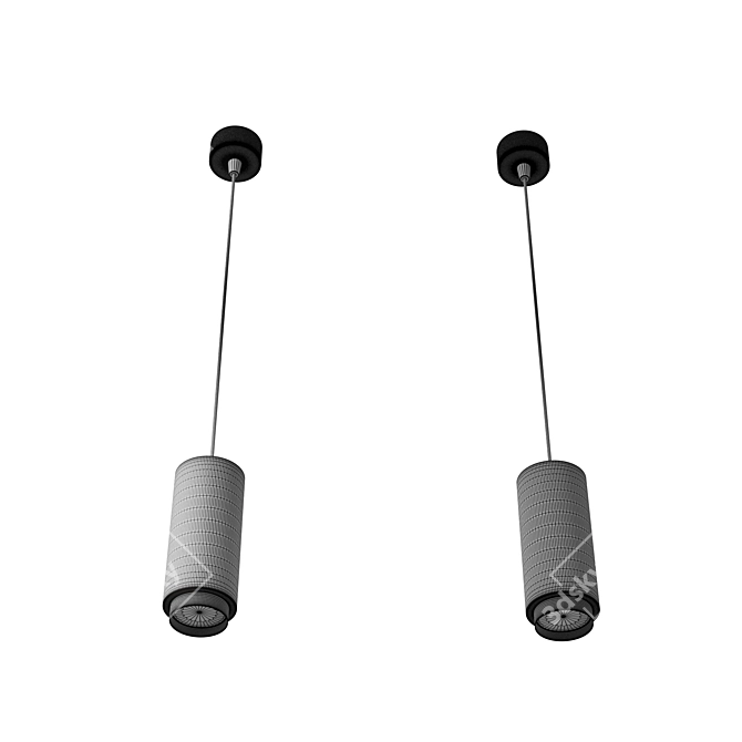 ST LUCE Zoom Pendant LED Light 3D model image 3