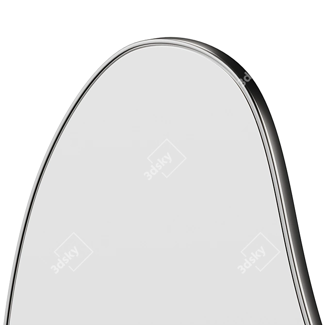 Umbra Hubba Pebble Wall Mirror 3D model image 5