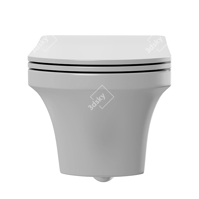 STWORKI Хальмстад Suspended Toilet Set 3D model image 2