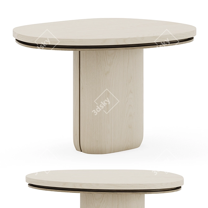 Contemporary Satellite Table by Desiron 3D model image 1