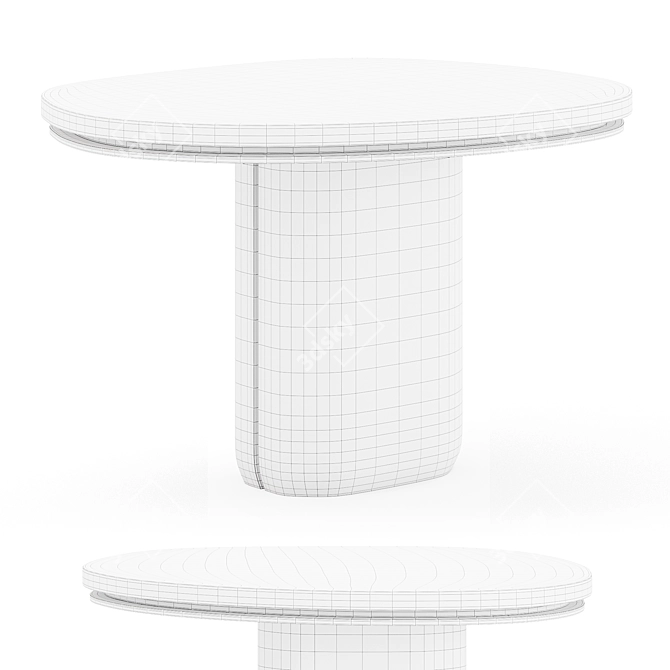 Contemporary Satellite Table by Desiron 3D model image 2