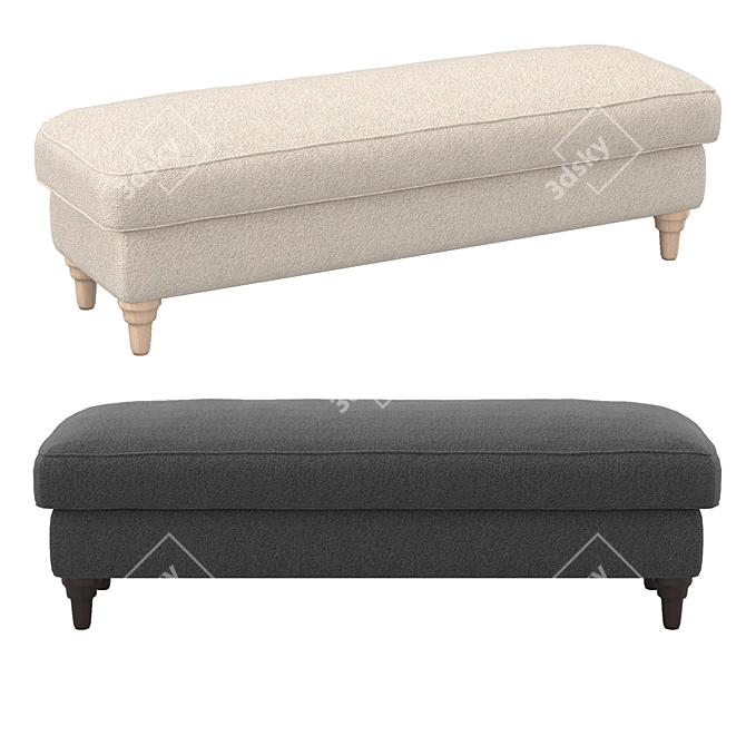 IKEA ESSEBODA Bench 4 Colors 3D model image 5