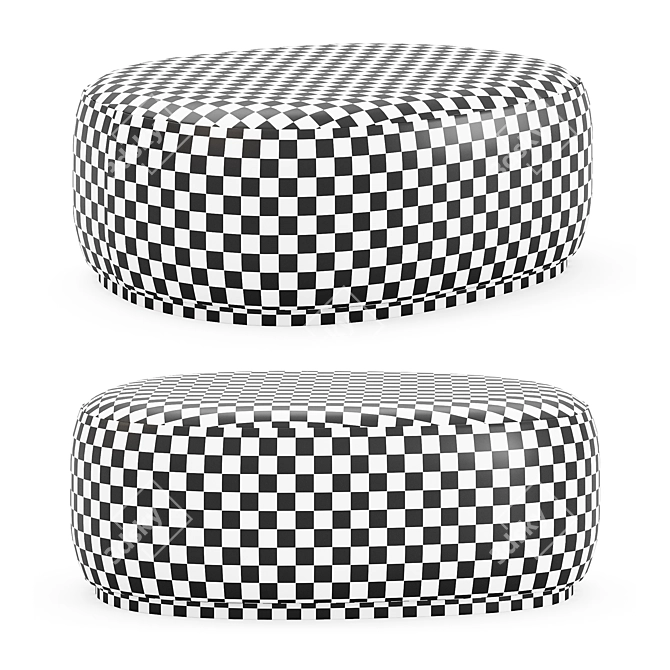 Elegant Large Ottoman by Desiron 3D model image 3
