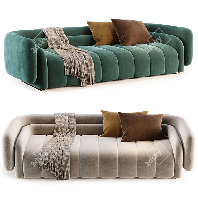 Elegant ARTIPIECES DISARA Sofa Design 3D model image 2