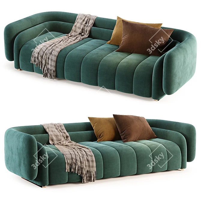 Elegant ARTIPIECES DISARA Sofa Design 3D model image 4