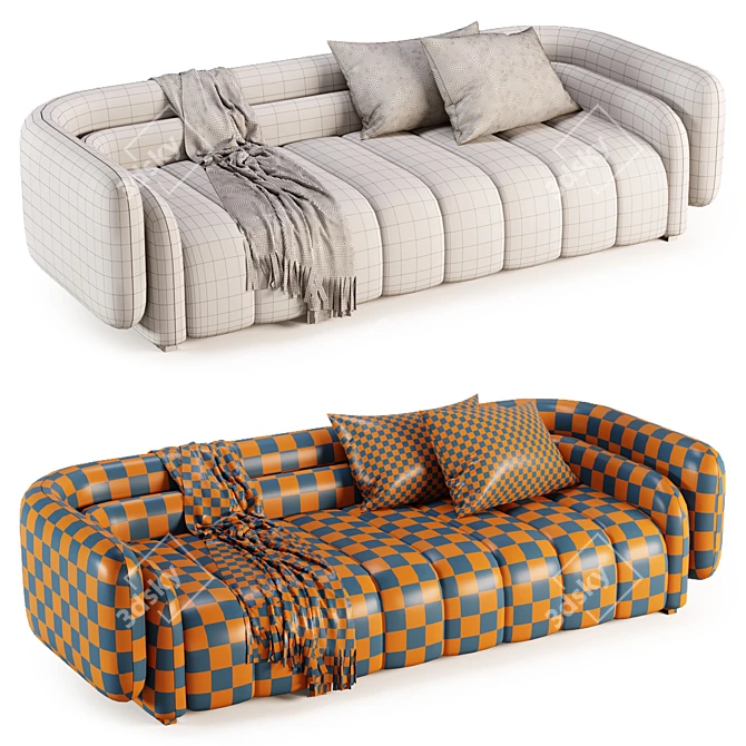 Elegant ARTIPIECES DISARA Sofa Design 3D model image 5