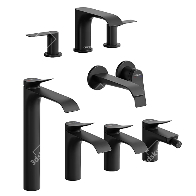 Hansgrohe Vivenis Collection Modern Faucets 3D model image 3