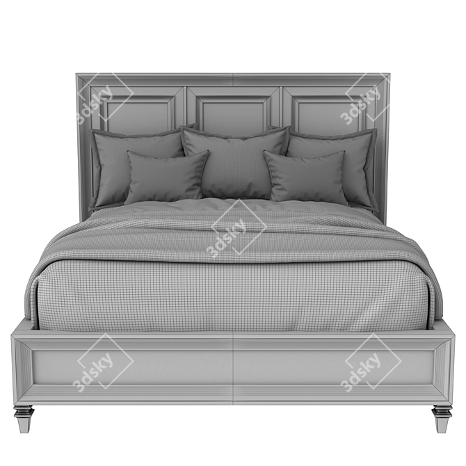 Ciacci Brigitte Bed with 3D Models 3D model image 6