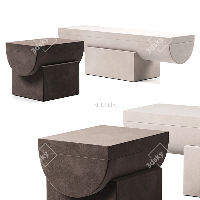 Aurelia Collection: Stylish Seating Set 3D model image 1