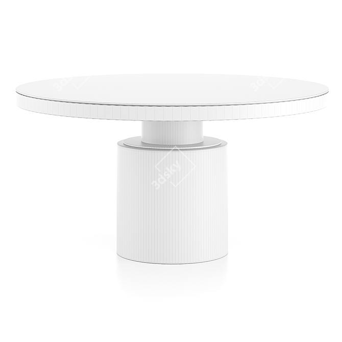 Flakon Metalic Dining Table 3D model image 6