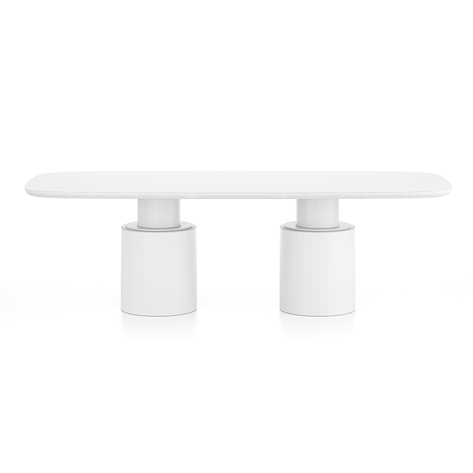 Flacon2 Table: Dynamic Design, Customizable 3D model image 7