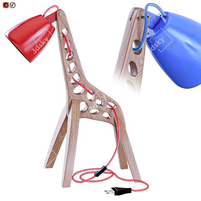 Sleek Leanter Giffy Lamp 2015 3D model image 2